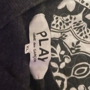 Comme des GARÇONS Grey Sweater V-Neck